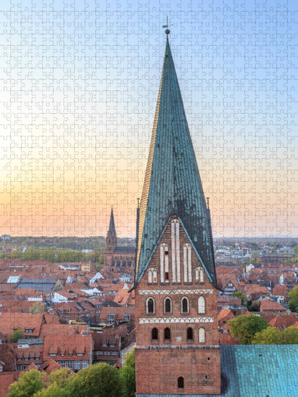 Blick über Lüneburg mit St. Johanniskirche