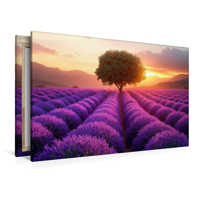 Lavendelträume im Sonnenuntergang