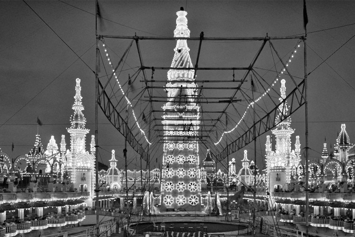 Historic New York: Night in Luna Park, Coney Island ca. 1905