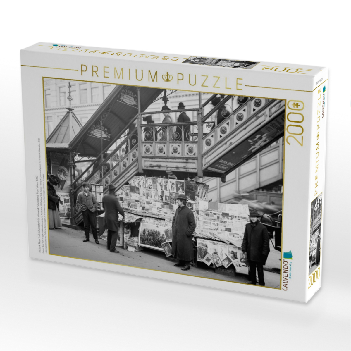 Historic New York: Characteristic sidewalk newsstand, Manhattan, 1902