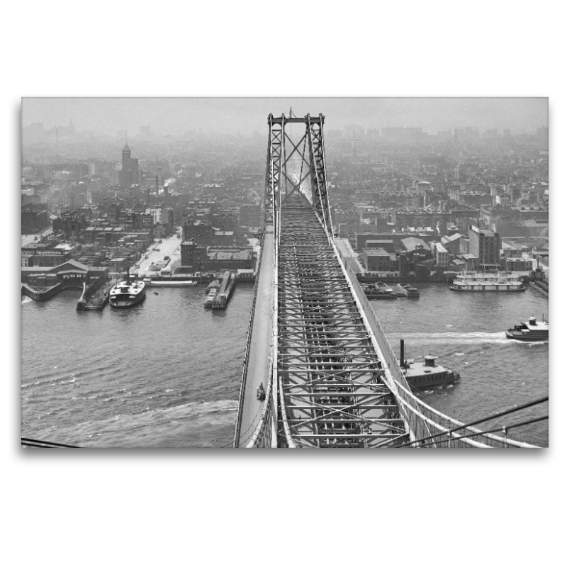 Historic New York: East River from Brooklyn tower of Williamsburg Bridge, 1903