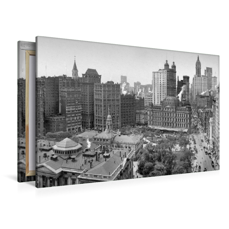 Historic New York: Broadway, City Hall Park, the Singer, Park Row, ca. 1908