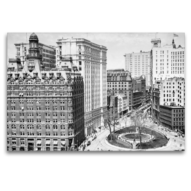 Historic New York: Bowling Green and Broadway, Manhattan, 1900