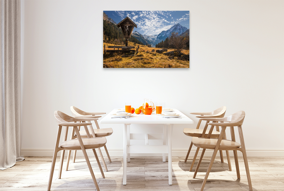 Lüsenstal mit Fernerkogel (3.299 m) in den Stubaier Alpen