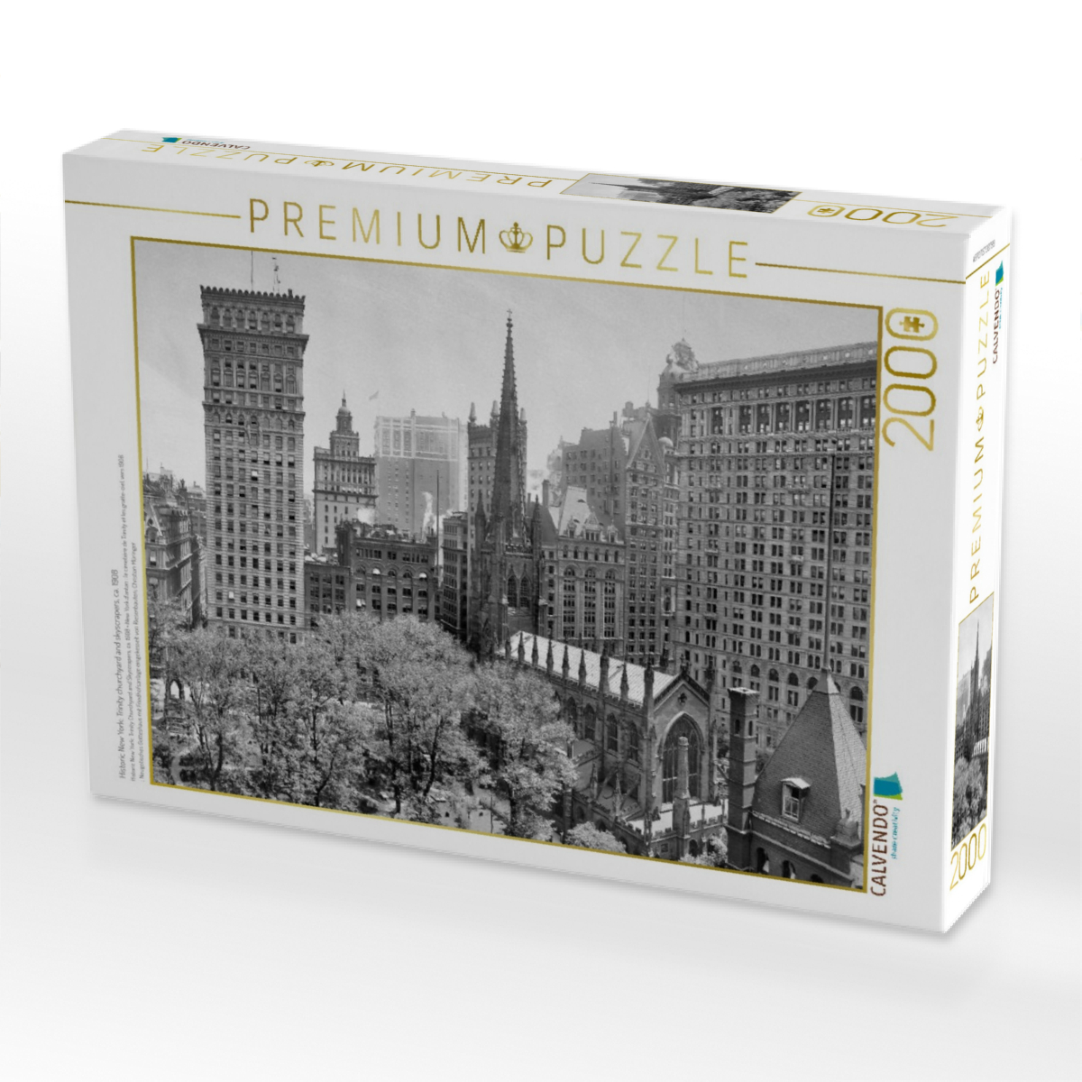 Historic New York: Trinity churchyard and skyscrapers, ca. 1908