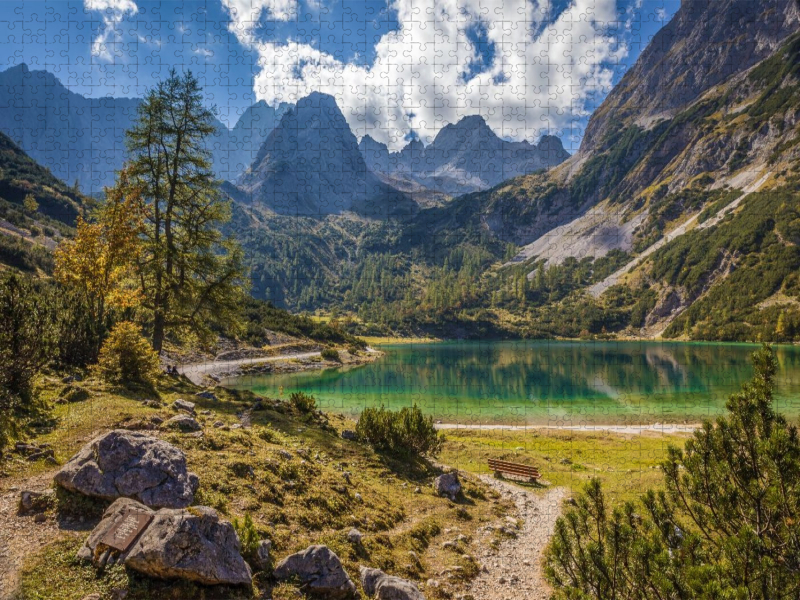 Seebensee im Gaistal bei Ehrwald in Tirol