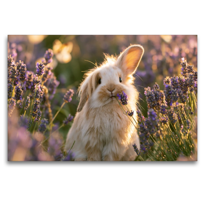 Flauschalarm im Lavendel
