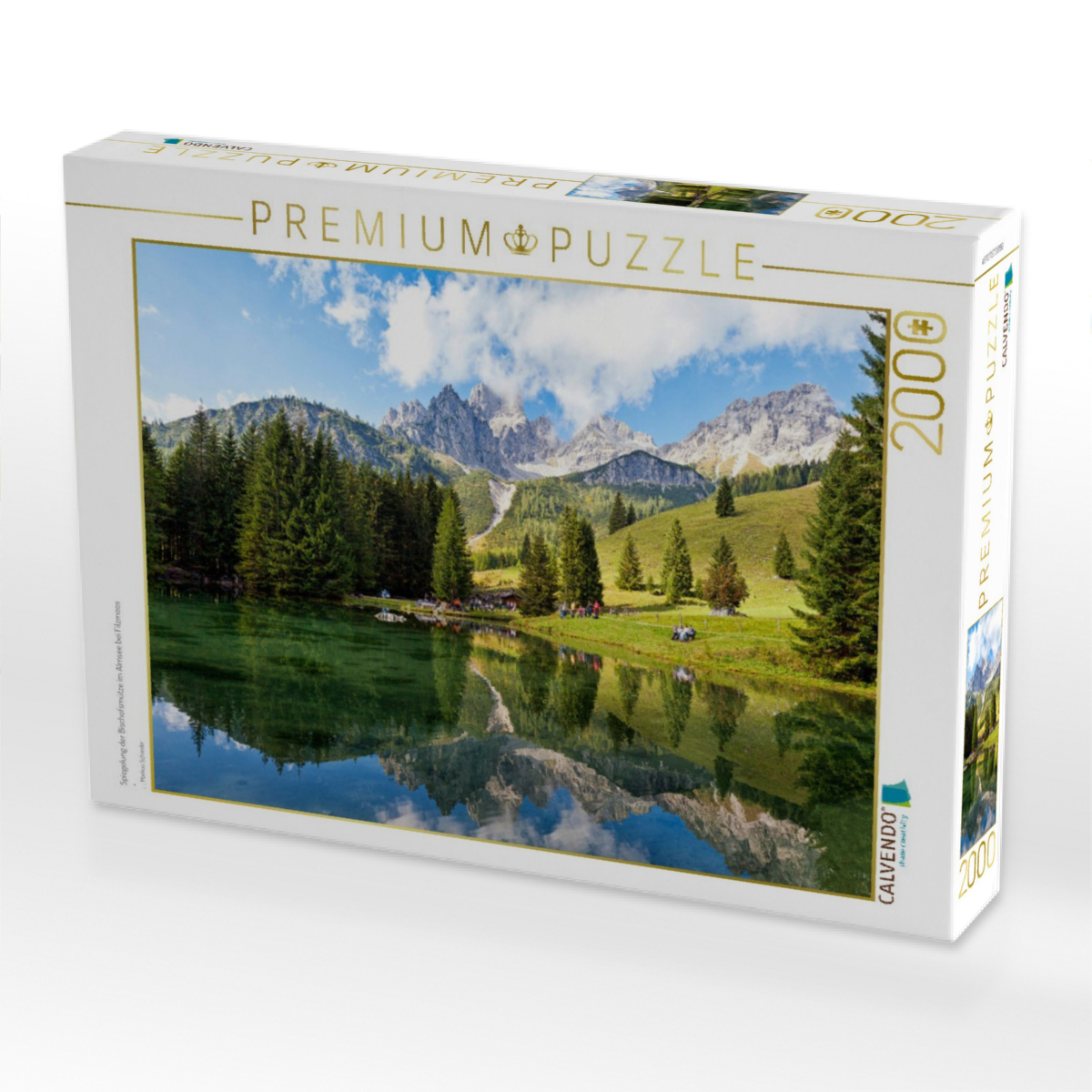 Spiegelung der Bischofsmütze im Almsee bei Filzmoos