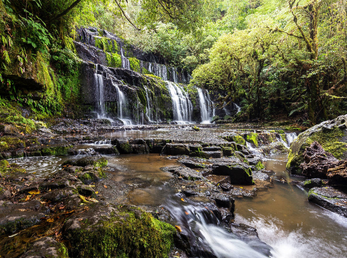 Purakaunui Falls - Neuseeland