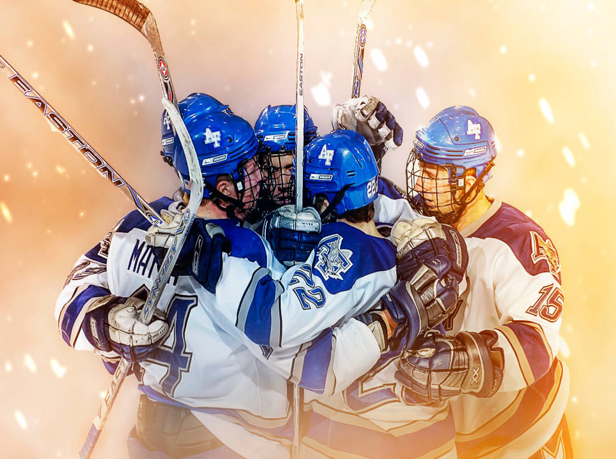 Ein Motiv aus dem Kalender Eishockey - Fight