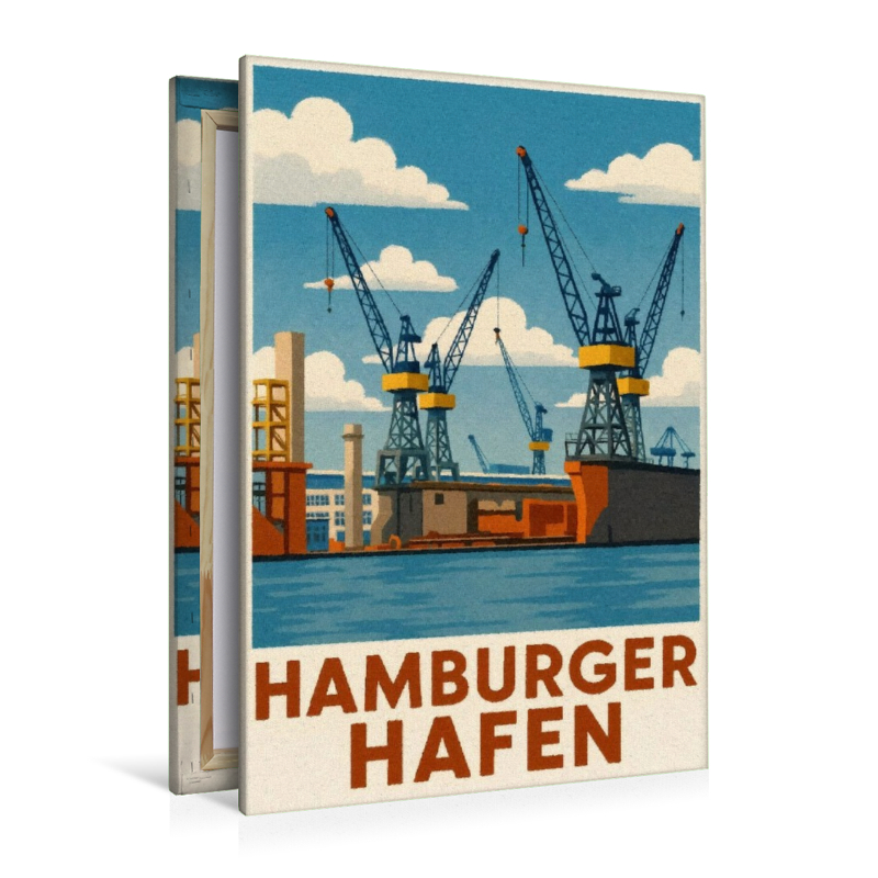 Hafenkräne in der Werft
