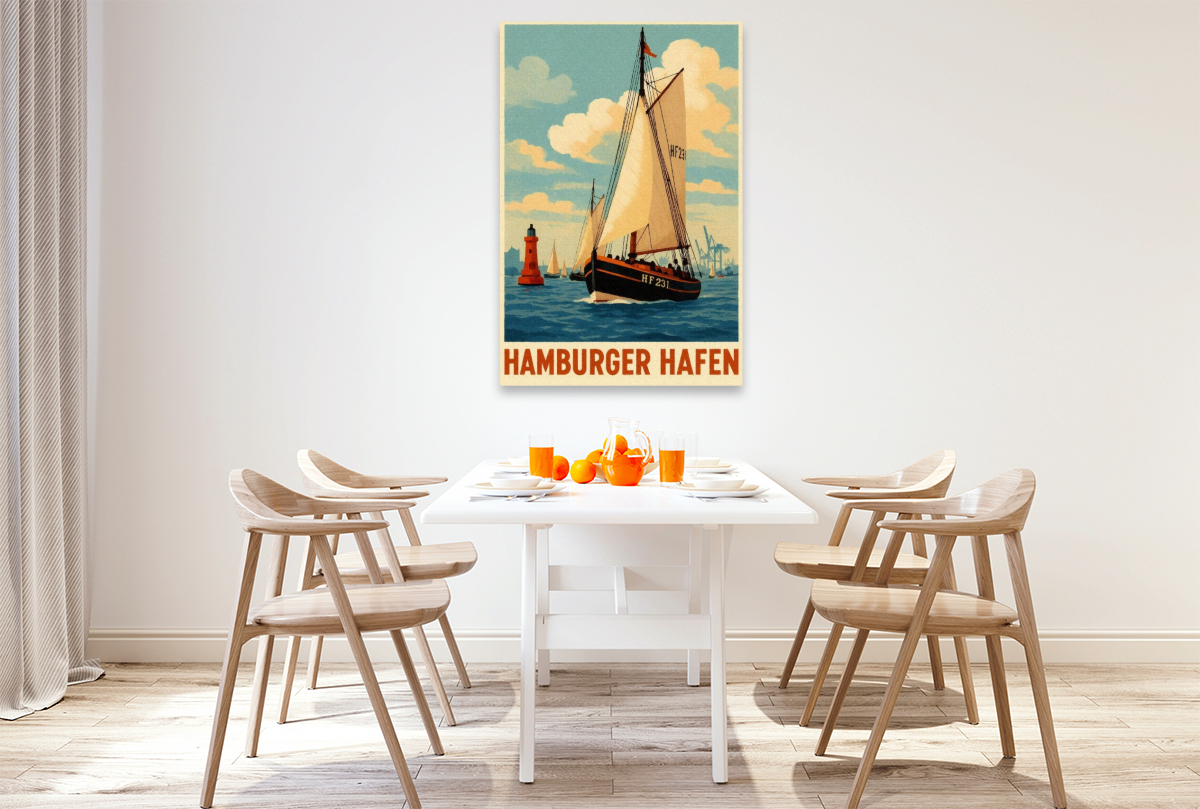 Historisches Segelschiff im Hafen