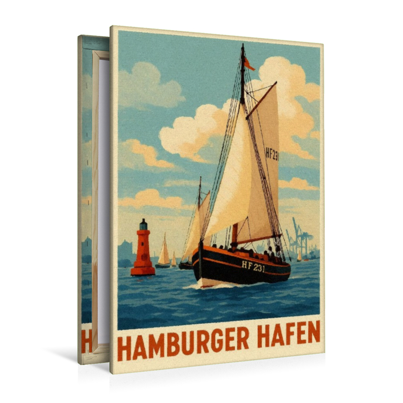 Historisches Segelschiff im Hafen