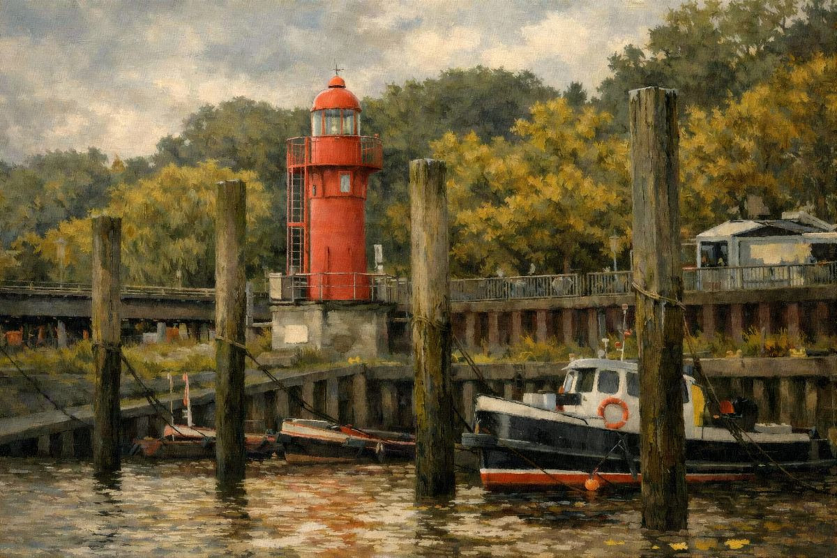 Leuchtturm Museumshafen Oevelgönne - ehemals Pagensand-Süd