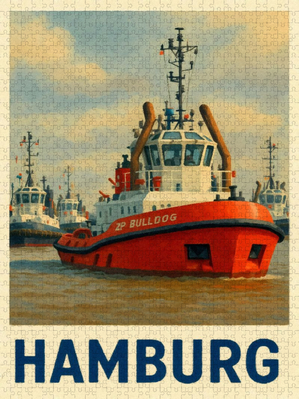 Schlepper im Hafen