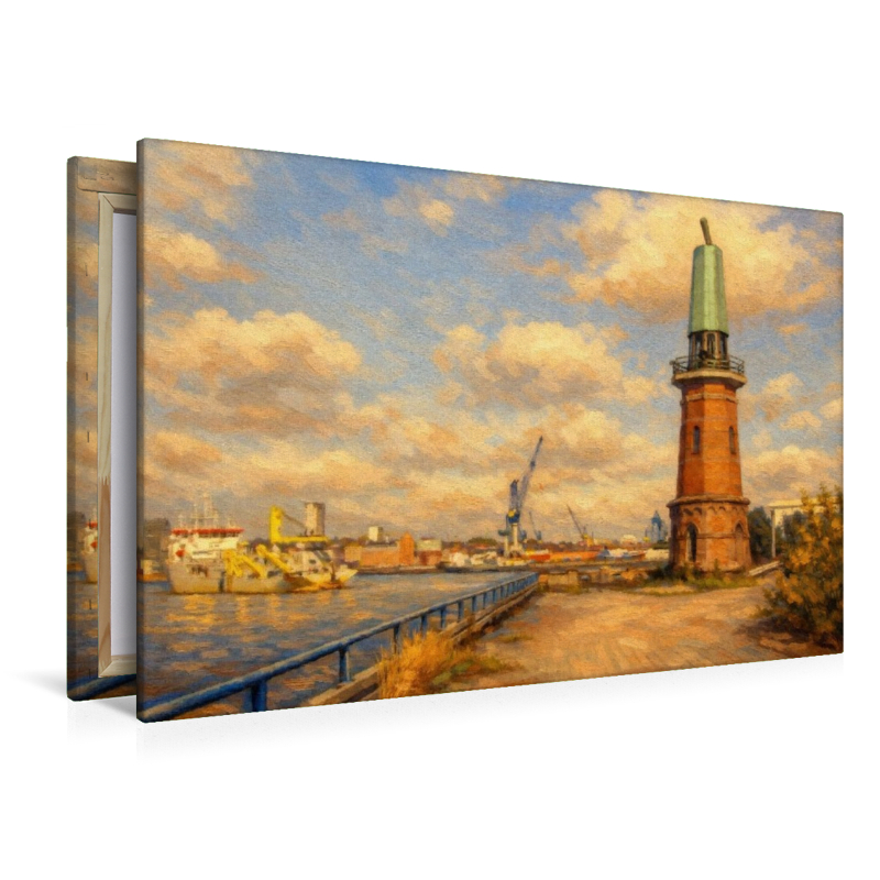 Leuchtturm Ellerholzhafen - Hamburg Steinwerder