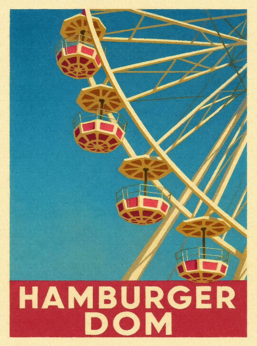 Riesenrad auf dem Hamburger Dom