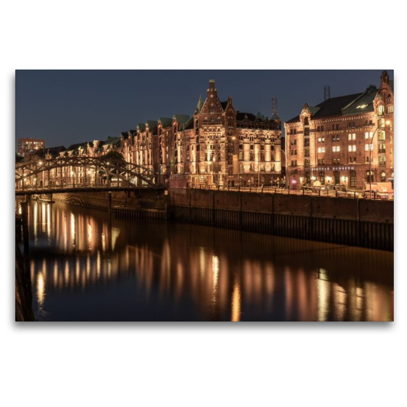 Speicherstadt und Brooksbrücke in Hamburg