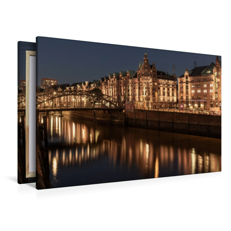 Speicherstadt und Brooksbrücke in Hamburg