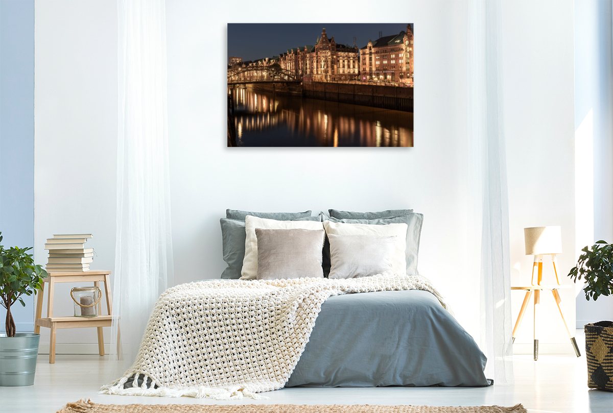 Speicherstadt und Brooksbrücke in Hamburg