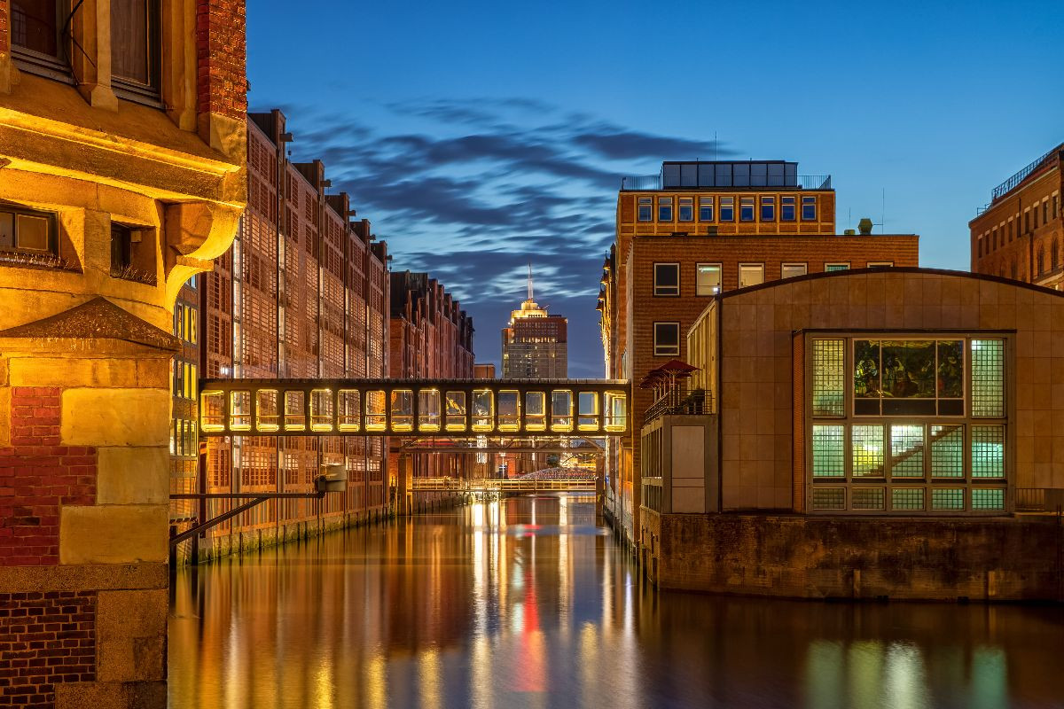Speicherstadt in Hamburg am Brooksfleet