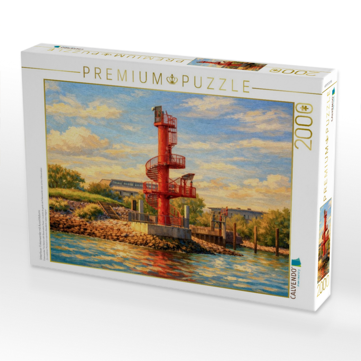 Unterfeuer Finkenwerder mit Aussichtsturm