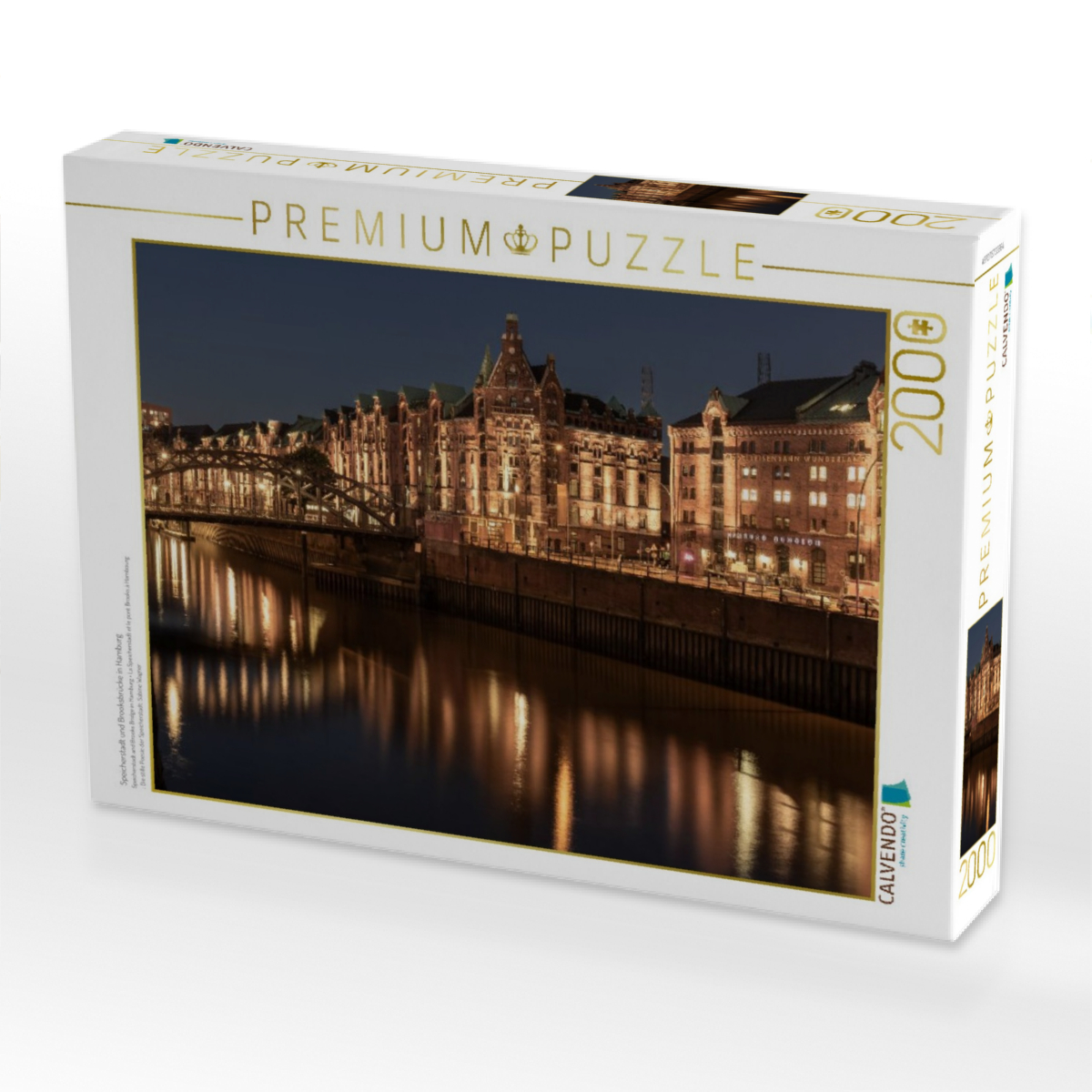 Speicherstadt und Brooksbrücke in Hamburg