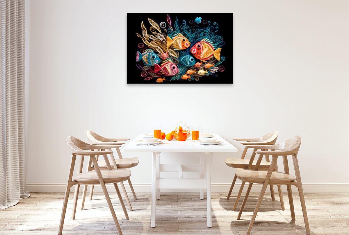 Fische in Quilling Technik