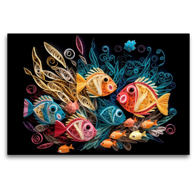 Fische in Quilling Technik