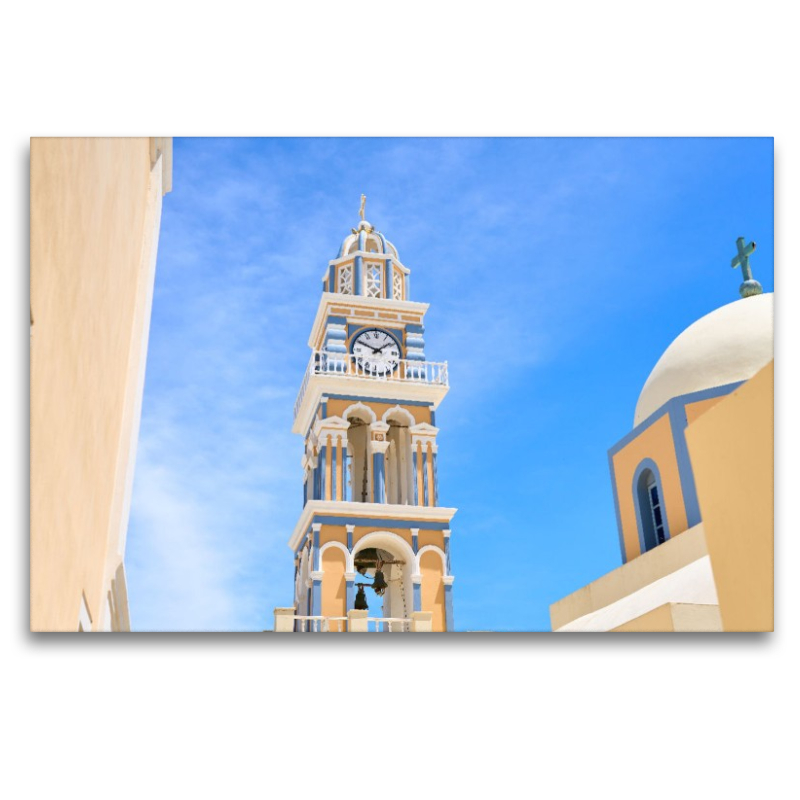 Glockenturm der Kathedrale in Fira