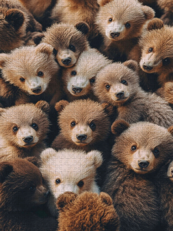 Junge Braunbären zum kuscheln