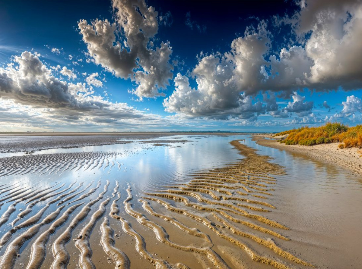 Wattenmeer an der Nordsee