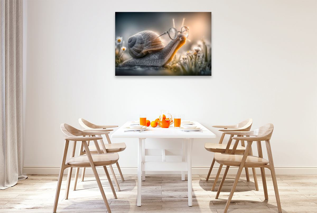 Eine Schnecke