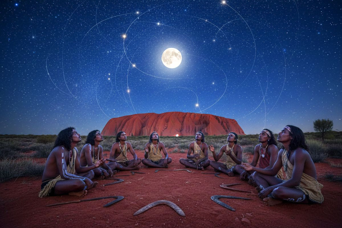 Aborigines im Altertum und die Traumzeit