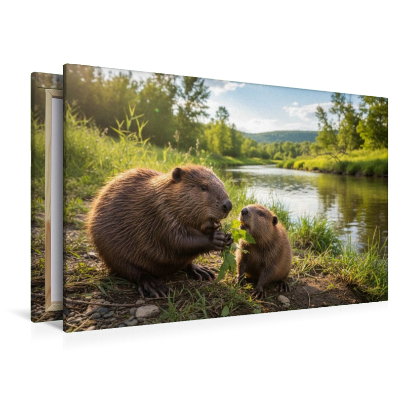 Frühstück bei Familie Biber
