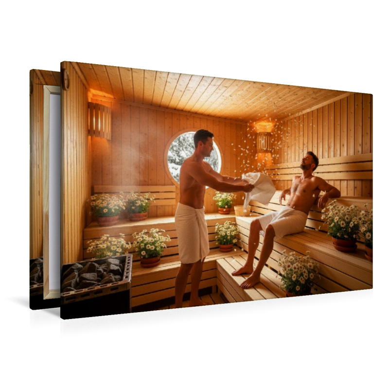 Heilsamer Kamilleduft in der Sauna