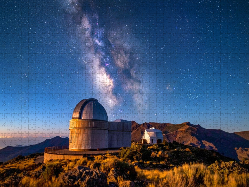 Observatorium mit Milchstraße
