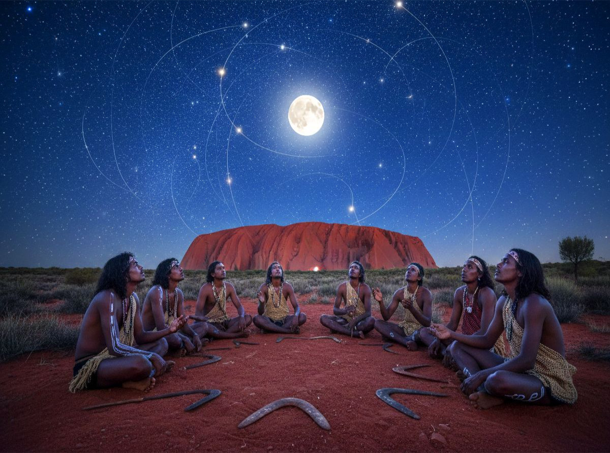 Aborigines im Altertum und die Traumzeit