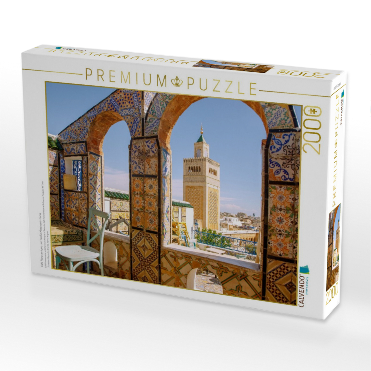 Café Panoramique und Große Moschee in Tunis