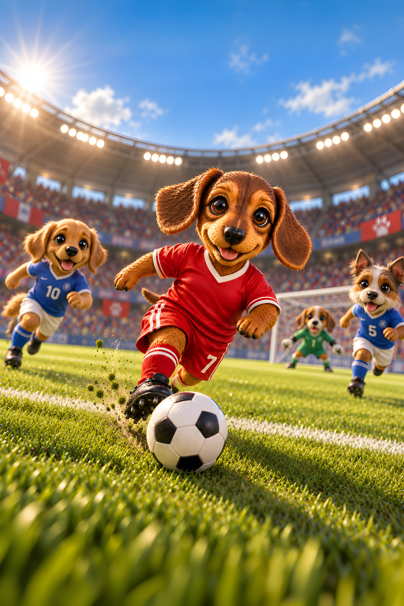 Dackel Lui – Fußballstar
