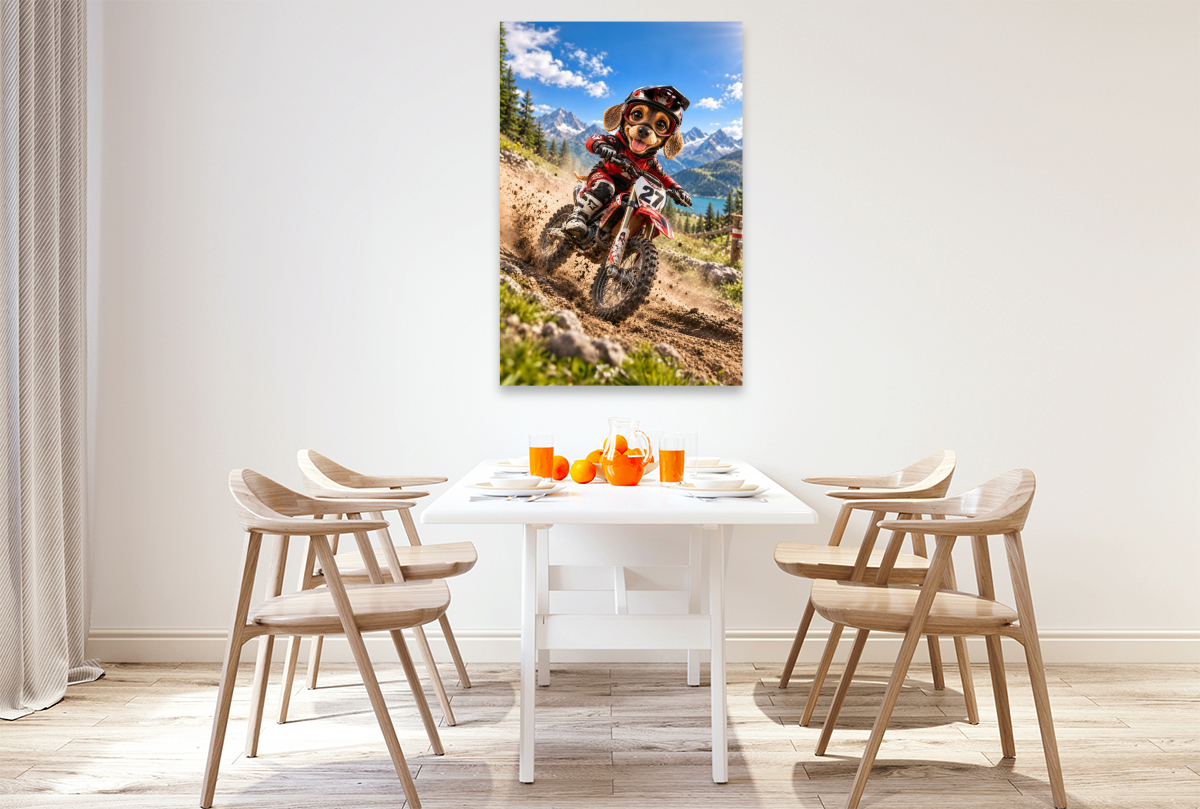 Dackel Lui – Motocross Racer