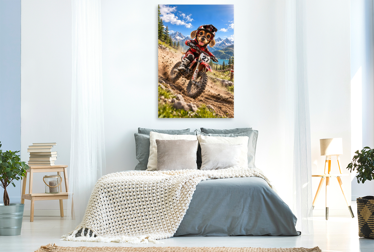 Dackel Lui – Motocross Racer