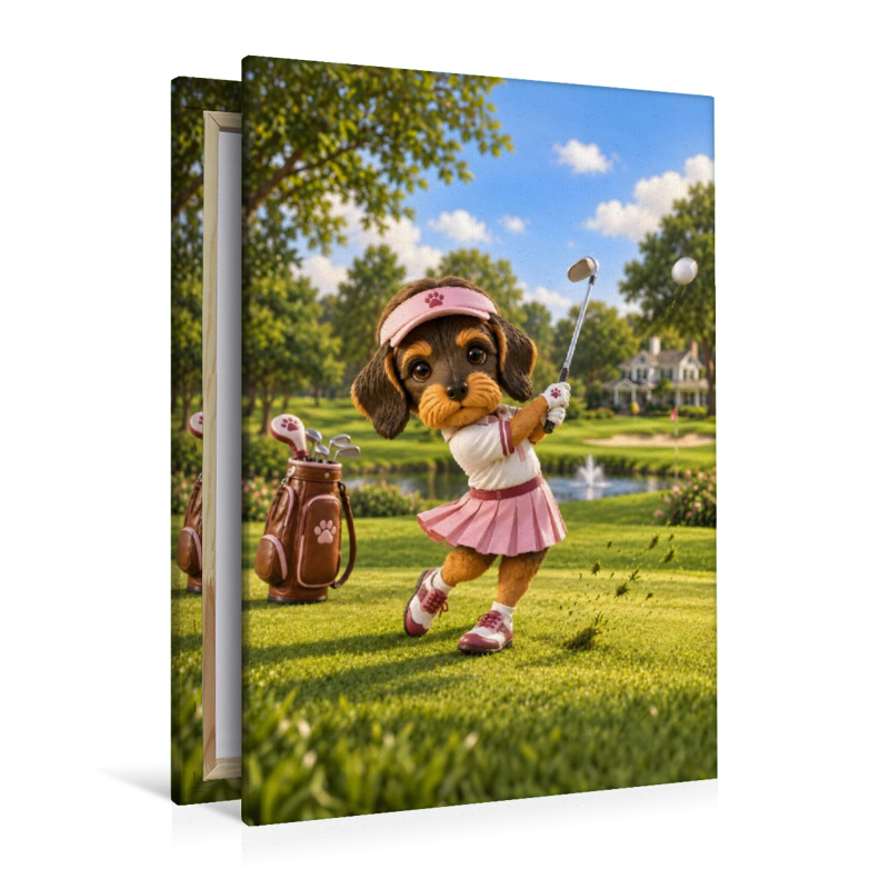 Dackel Motte – Golfstar