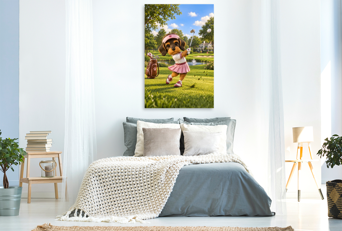 Dackel Motte – Golfstar