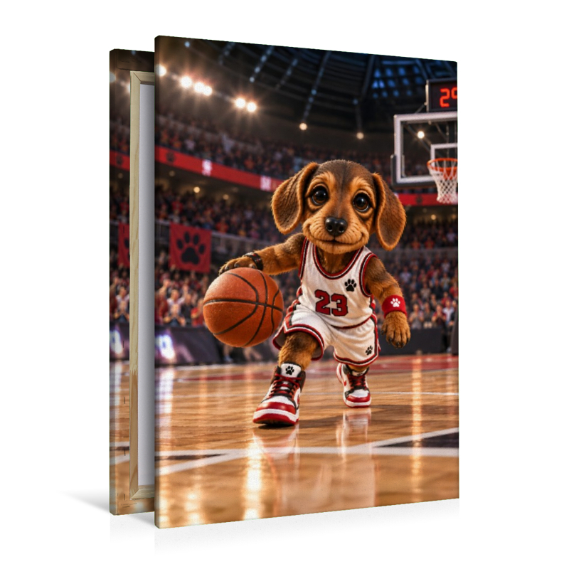 Dackel Lui – Basketball-Star