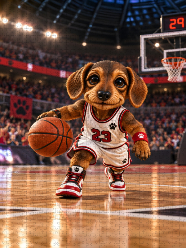 Dackel Lui – Basketball-Star