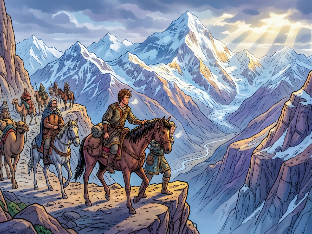 19 Jahre - Marco Polo erreicht das Hochgebirge