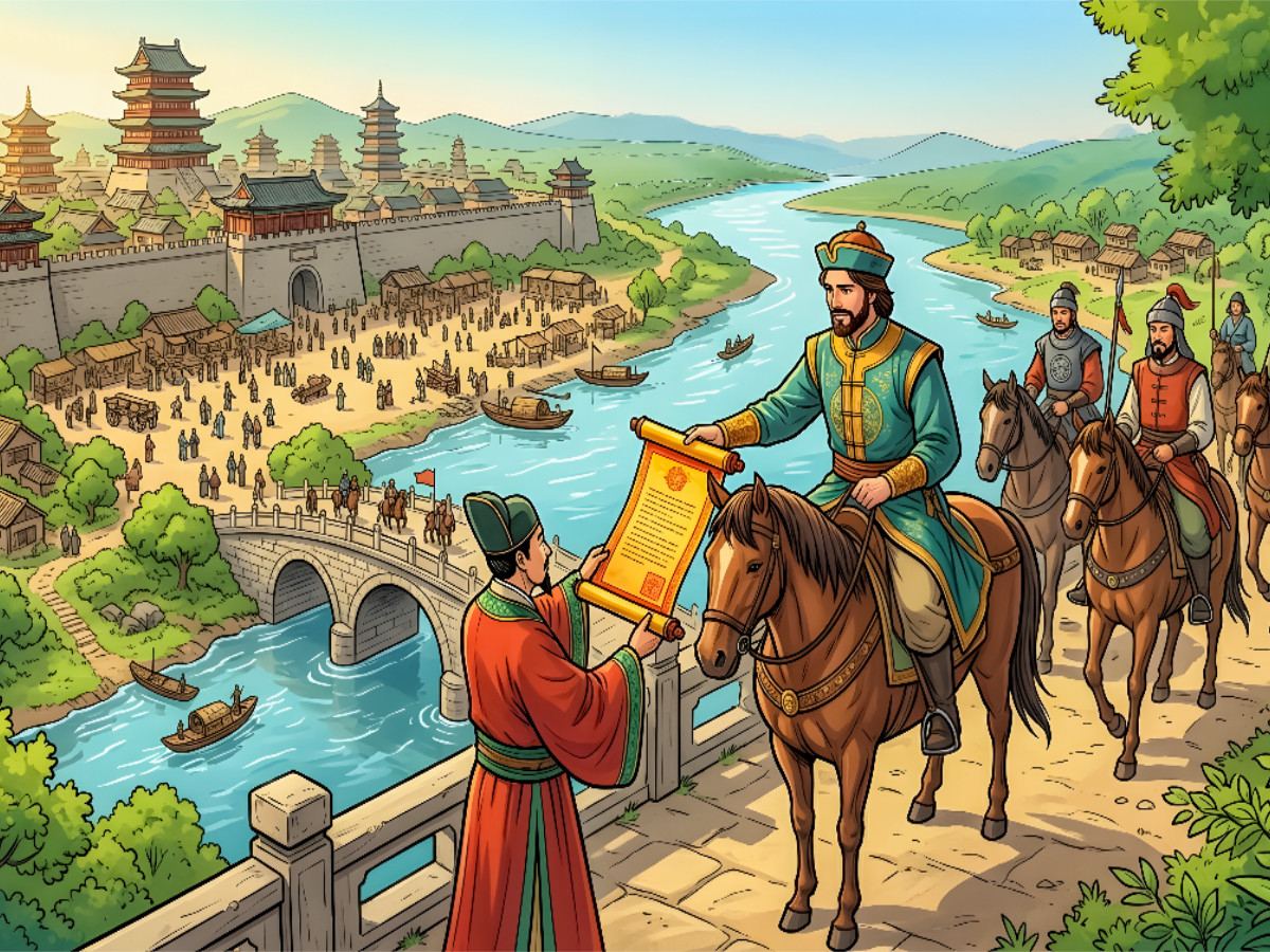 23 Jahre - Marco Polo reist als Gesandter