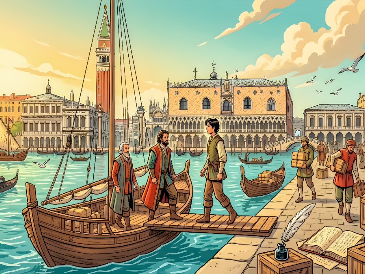17 Jahre - Marco Polo verlässt Venedig