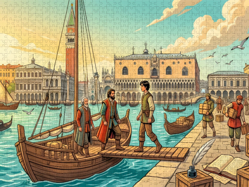 17 Jahre - Marco Polo verlässt Venedig